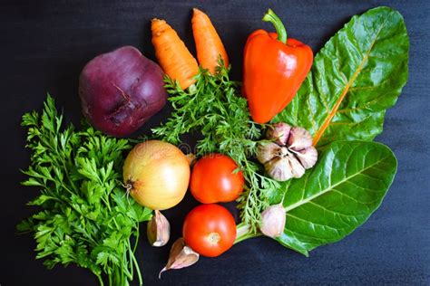 Delicious And Healthy Fresh Vegetables Stock Image Image Of