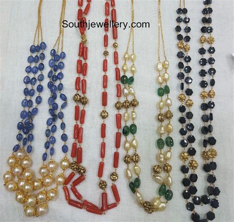 Latest Beads Mala Designs Indian Jewellery Designs