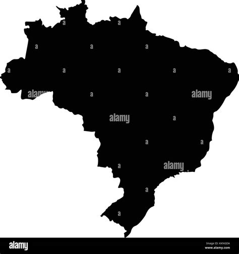 Brasil Mapa Silueta Imágenes Recortadas De Stock Alamy