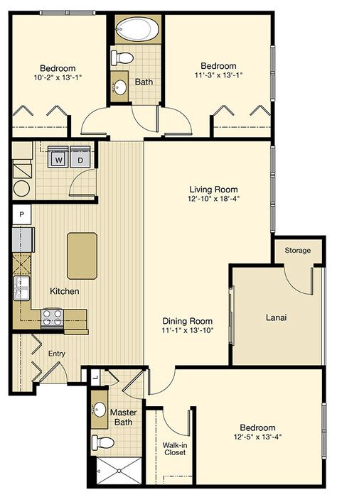 Floor Plan Detail | Blue Heron Creek | Bradenton, FL