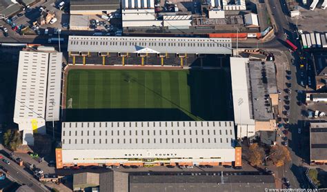 Meadow Lane Stadium Nottingham Aerial Photograph Aerial Photographs