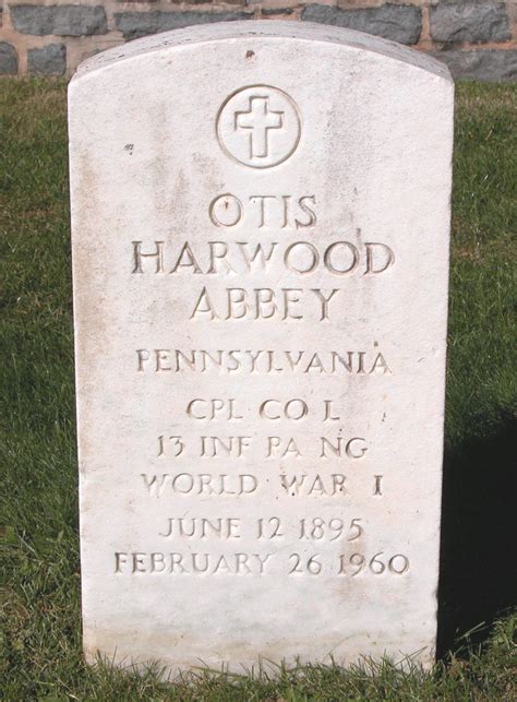 Cpl Otis Harwood Abbey 1895 1960 Find A Grave Memorial