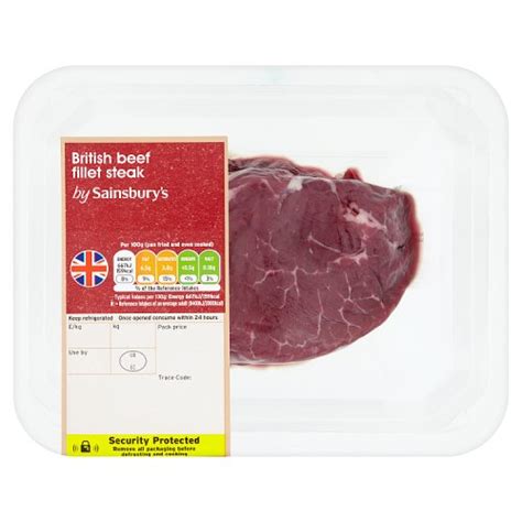 Sainsbury S British Beef Fillet Steak Really Good Culture