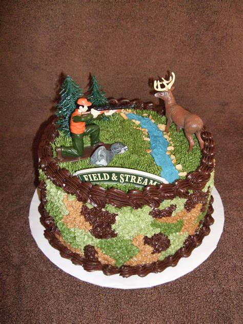 Camo Hunting Cake — Fishing Hunting Hunting Birthday Cakes Hunting