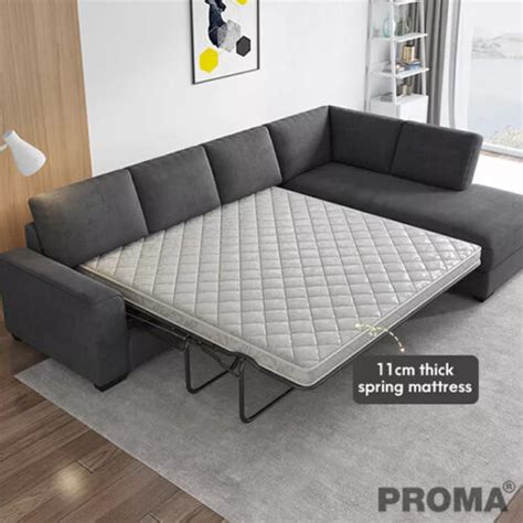 Fabric Sectional Folding Living Room Bed Cum Sofa Bed Proma