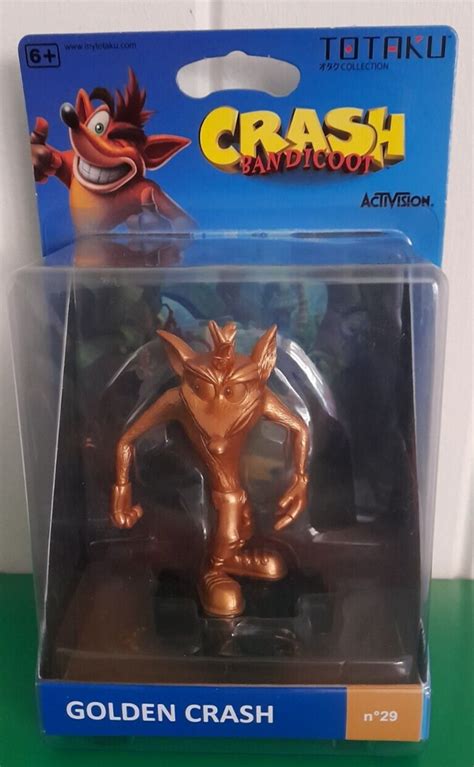 Totaku Crash Bandicoot Golden Crash Figure No Ebay