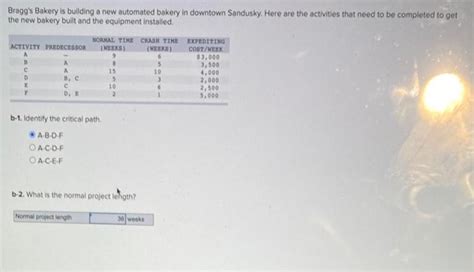 Solved Bragg S Bakery Is Building A New Automated Bakery In Chegg