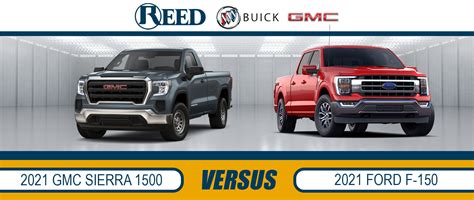 2021 Gmc Sierra 1500 Vs 2021 Ford F 150 Truck Comparison