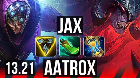 JAX Vs AATROX TOP 7 Solo Kills 65 Winrate KR Grandmaster 13