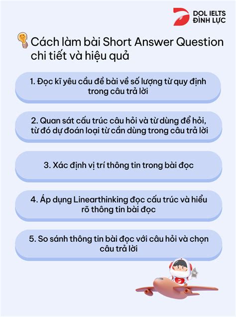 Cách làm dạng Short Answer Questions IELTS Reading