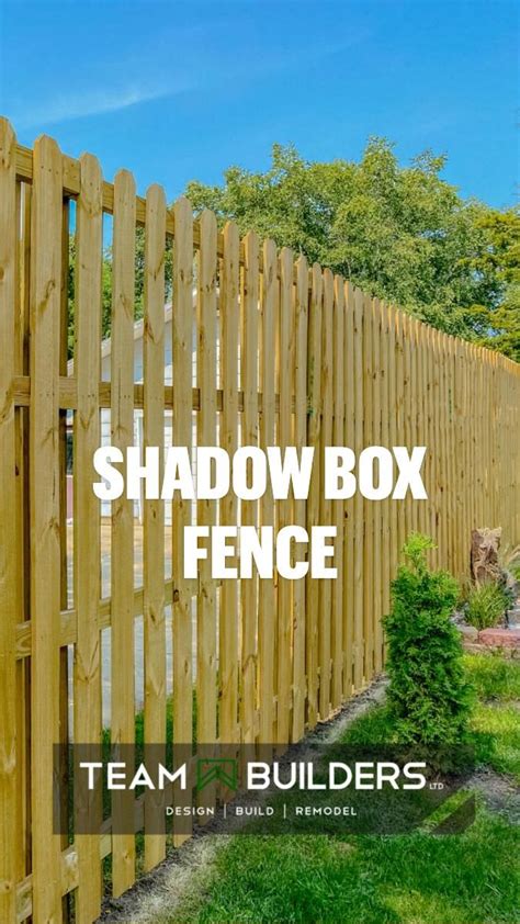 Shadow Box Fence