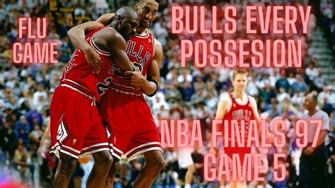 Bulls Every Possesion NBA Finals 97 Game 5 Chicago Bulls Vs Utah Jazz