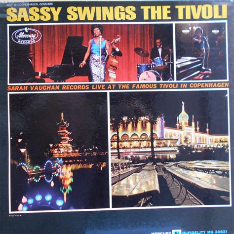 Yahoo Sarah Vaughan Sassy Swings The Tivoli Merc