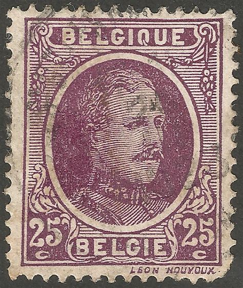 Stamps Stamp Belgium 1922 King Albert I Type Houyoux 25c