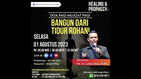 Doa Pagi Mujizat Pagi Agustus Bangun Dari Tidur Rohani Pdt