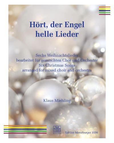 Hört der Engel helle Lieder Sheet Music by Klaus Miehling nkoda