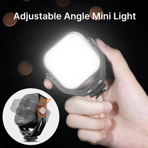 Ulanzi vijim vl66 mini luz de vídeo led 2000mah iluminação fotográfica