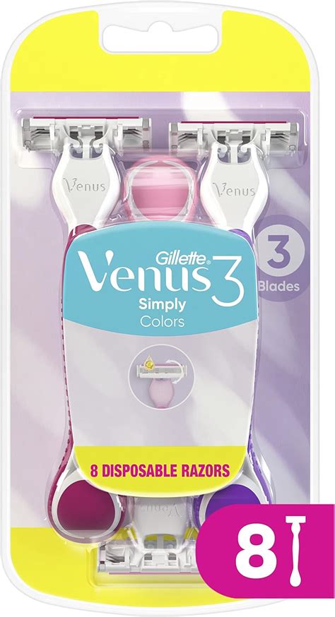 Gillette Venus Simply3 Maquinillas De Afeitar Desechables Para Mujer 8