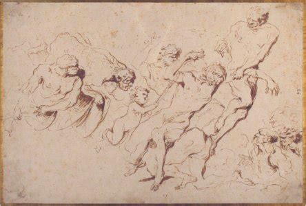 Fantastic Subject Five Nude Male Figures Punishing Another MET