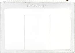 Nanshy Clear Pvc Makeup Pouch Trousse De Toilette Transparente Blanc