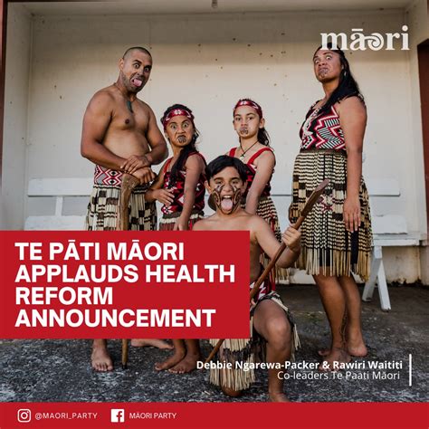 Te Pāti Māori applauds Health Reform - Te Pāti Māori