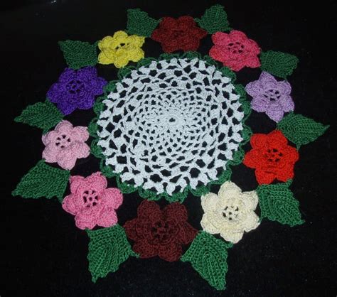 Free Crochet Patterns Irish Rose Crochet Doily