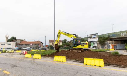 E Brt Occhio Al Cantiere Per La Nuova Rotonda A Lallio Le Modifiche