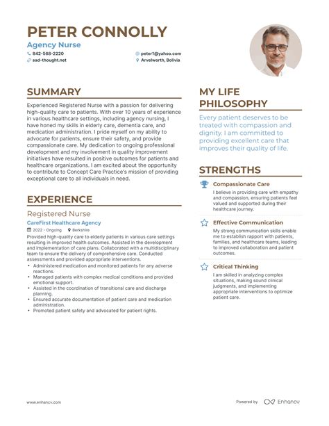 3 Successful Agency Nurse Resume Examples And Writing Tips For 2024