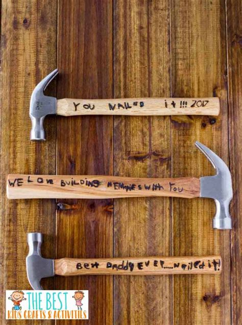 DIY Personalized Engraved Hammer - EASY Father's Day Gift!