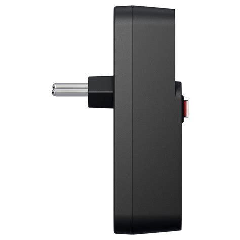 Adaptador De Tomada Intelbras Preto Tomadas E Usb Eac