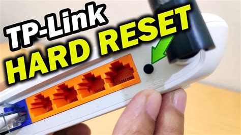 Reset TP Link TL WR841N Router To Factory Defaults Settings YouTube