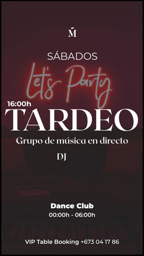 Lets Party Tardeo Y M Sica En Directo En Marab Ponzano Ocio