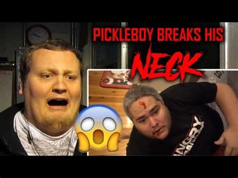 PICKLEBOY BREAKS HIS NECK PRANK BY KIDBEHINDACAMERA REACTION