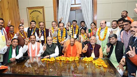 Rajya Sabha Elections Bjp Wins Big In Up Himachal Amid Cross Voting