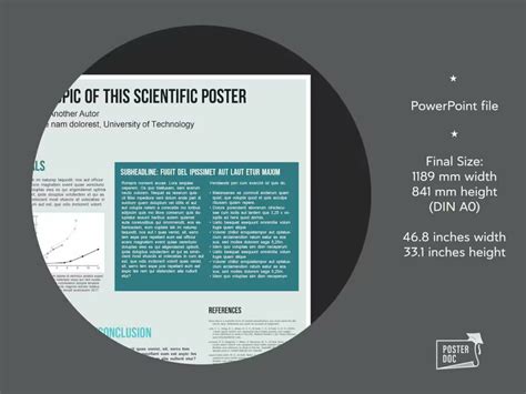 Science Poster Powerpoint Template Masterbundles