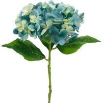 Floristik24 de Deko Hortensie Blau Kunstblume Künstliche Gartenblume H35cm