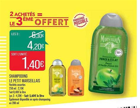 Promo Shampooing Le Petit Marseillais Chez Match Icatalogue Fr