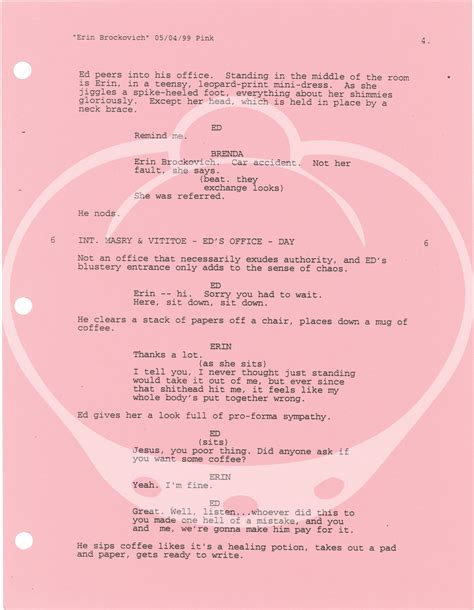 Erin Brockovich Erin Brockovich A True Story Original Screenplay For