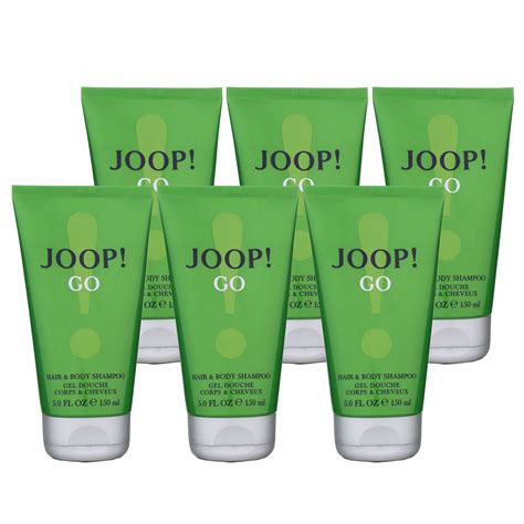 Joop Go 6 X 150 Ml Hair Body Shampoo Showergel Duschg