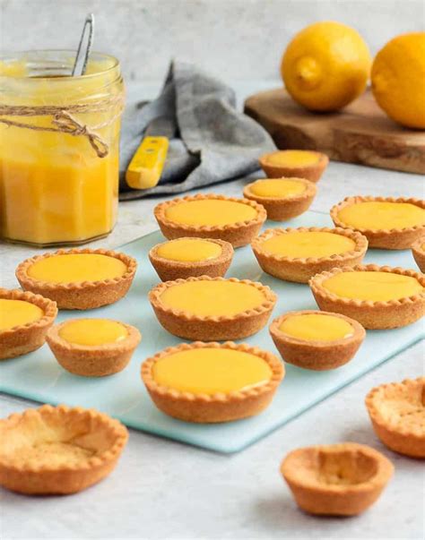 Lemon Curd Tartlets A Baking Journey