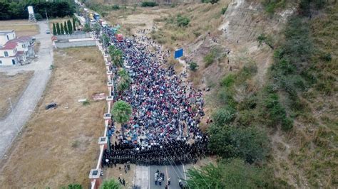 Llega A Guatemala Una Caravana De Migrantes De Honduras Revista Mensaje