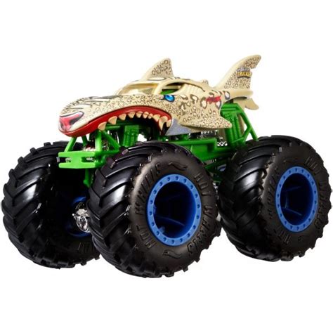 Hot Wheels Monster Trucks Set cu mașinuțe Leopard Shark Mega Wrex Tulli ro