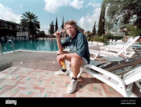 Richard Branson Relaxes By The Pool Today Before Decisions Are Made As