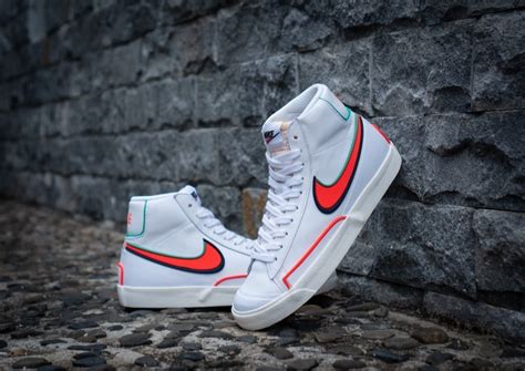 Giày Nike Blazer Mid Infinite White Crimson Da7233 102