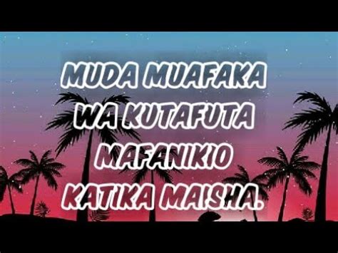 Muda Muafaka Wa Kutafuta Mafanikio Katika Maisha Yako YouTube