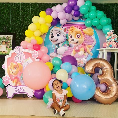 Fiesta de Skye de Paw patrol Guía para su decoración Paw Birthday