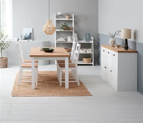 Markskel L Table White Oak Vislinge Chairs Jysk