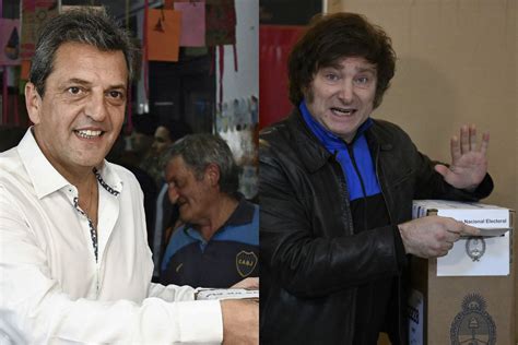 Milei Y Massa Protagonizan El último Debate Presidencial En Argentina