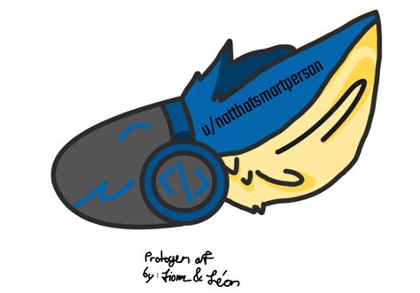 First Ever Protogen Art By Me And My Sister R Protogen