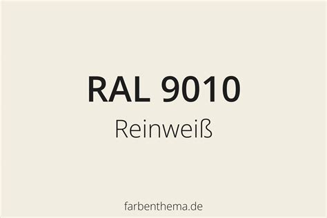 Ral 9010 Reinweiß Farbenthema